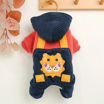 

Winter Dog Clothes Lion Overalls Warm Clothes for Small Dogs Cat Costumes Coat Jacket Dogs Pets Outfits Puppy Sweater New
