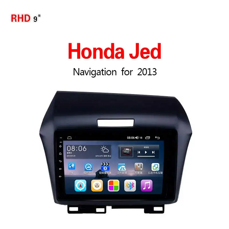 Lionet gps навигация для автомобиля Honda Jed 2013 9 дюймов RH1025X - Размер экрана, дюймов: 4G8core4G64G