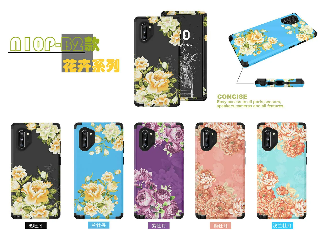 Роскошный розовый чехол для samsung Note 10 Plus Note10+ samsung Galaxy Note 10 Plus, противоударный чехол Note10 5G 3 в 1