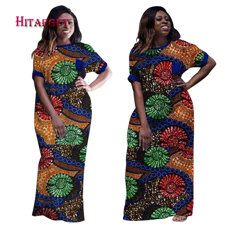 Оптовые африканские платья для женщин Дашики Ропа африканская традиционная одежда африканская Роба длинные африканские платья с принтом WY998 - Цвет: 14