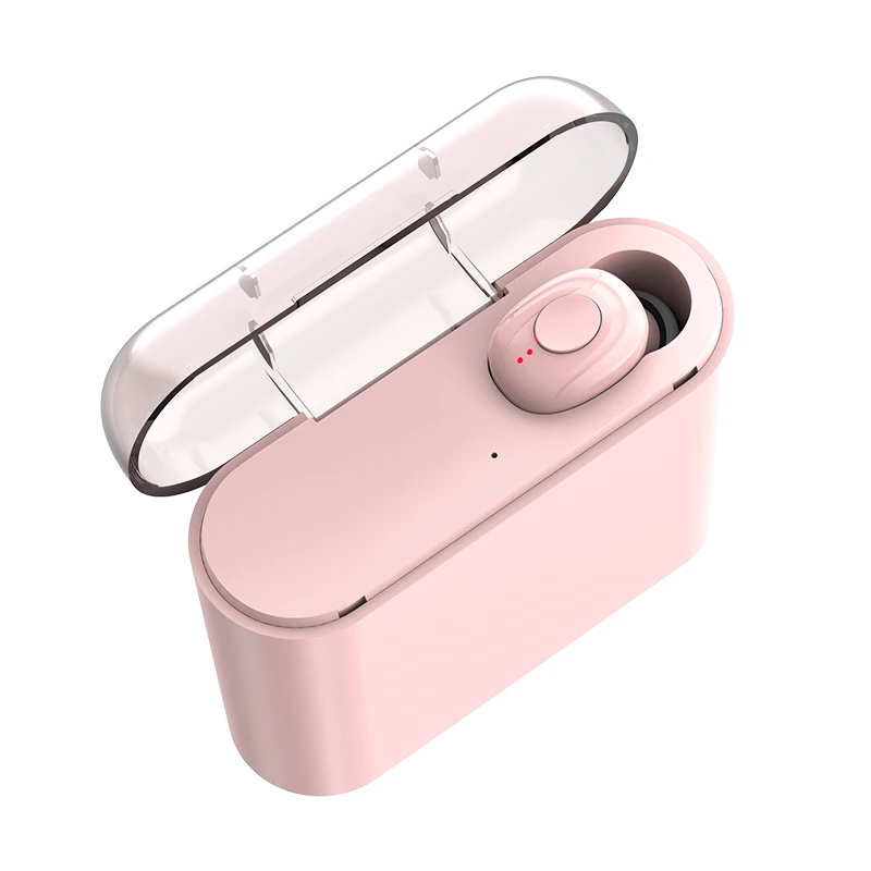 Rose Gold Tkey X18 TWS Bluetooth 5,0 наушники стерео беспроводные наушники HIFI Звук спортивные наушники с микрофоном для телефона беспроводные наушники - Цвет: Rose Gold
