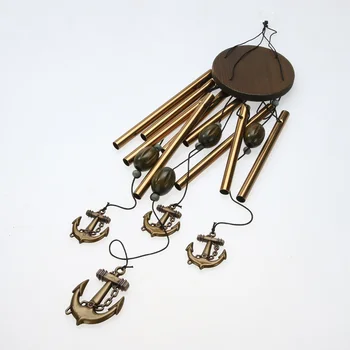 

62cm Wind Chimes Antirust Copper Carillon Lovely Outdoor Living Yard Garden Decorations Birthday Gifts to Friends 9 Tubes Bells