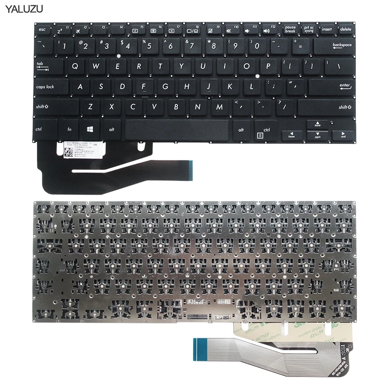 Клавиатура для ноутбука с рамкой asus TP410U TP401C TP461U черный | Компьютеры и офис