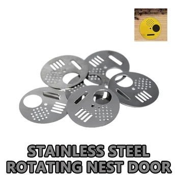 

HDOP-004S 15pcs/lot Beekeeping Stainless Steel BeeHive Entrance Bees Equipment and Tools Plastic Nest Gate for Beekeeper