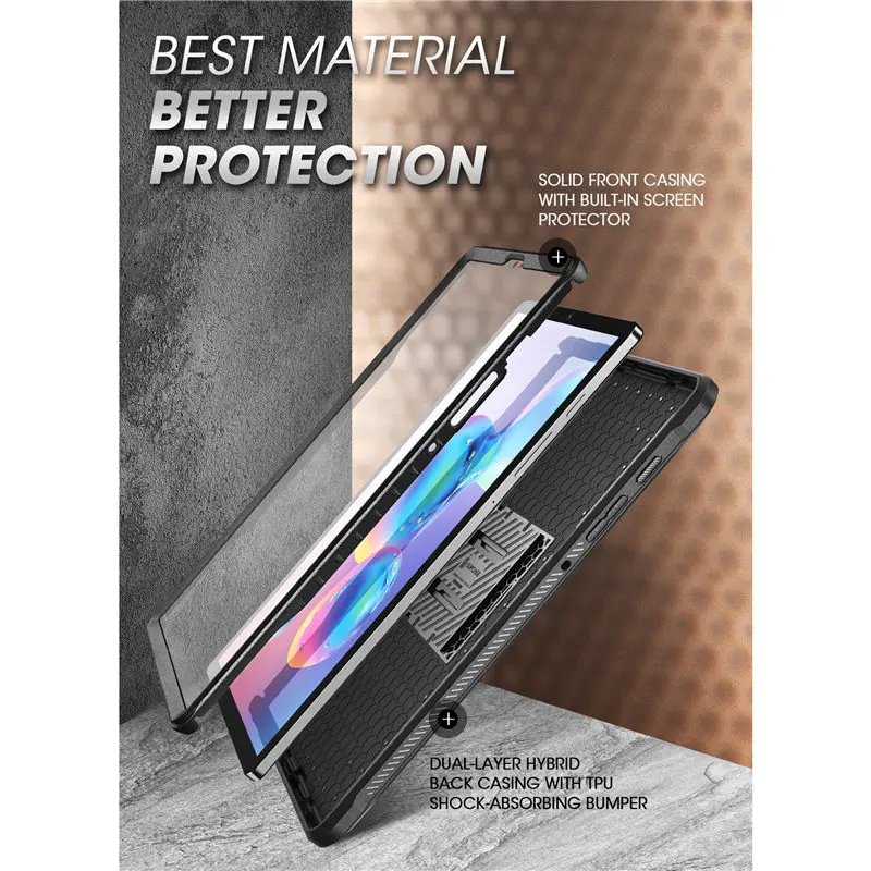 SUPCASE для Galaxy Tab S6 Чехол 10,5 дюймов() SM-T860/T865/T867 UB Pro Прочный чехол со встроенной защитной пленкой