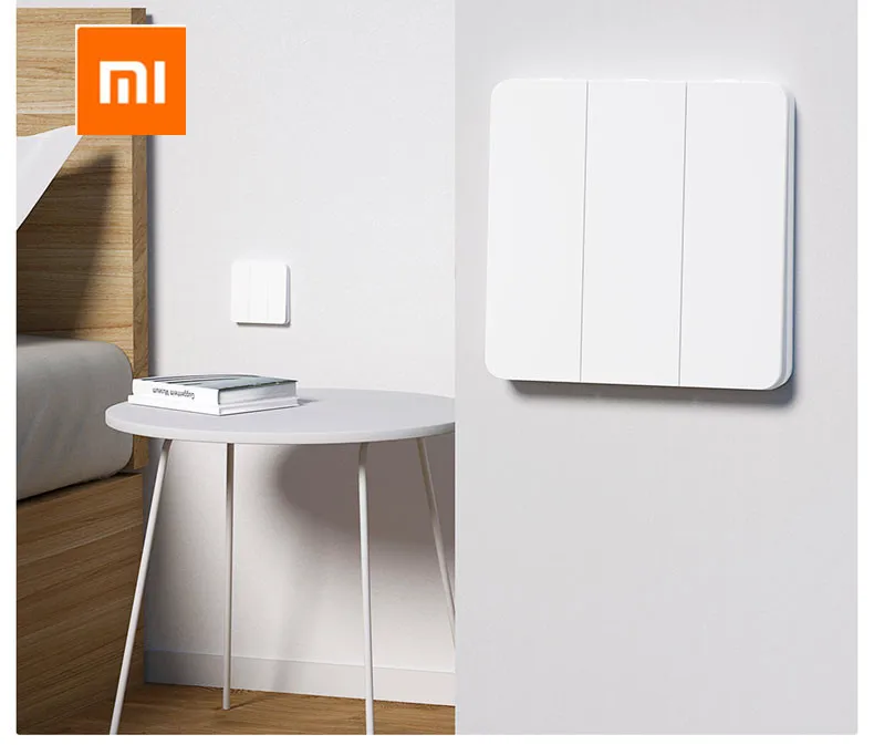  Xiaomi Mijia Smart Switch Wall Switch Single/Double Open Dual Control Switch 2 Modes Switch Over In - 4000463350744