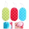 3pcs Bath Face Face Bath Body Wash Scrubber Super Massage Brush Scrubber Sponge Cleaner Bathroom Shower Bathing 4