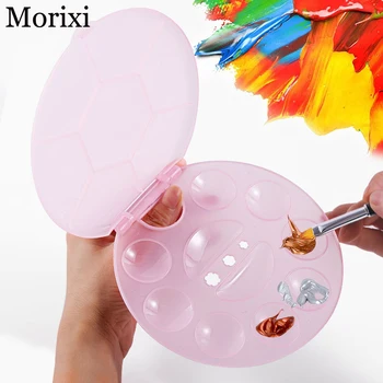 

Nail art decoration pink color display tools 3D DIY manicure nail drawing accessories makeup color mixing palette MZ207