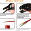 IWISS IWS-2210H Crimping pliers kit Heat Shrink Connectors Crimping Tool  with 120pcs Heat Shrink Connectors from AWG22-10 6