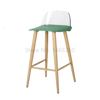 

Nordic Bar Chair Modern Simplicity Personality Bar Counter Chair for Sale Solid Wood Originality Commercial Furniture White