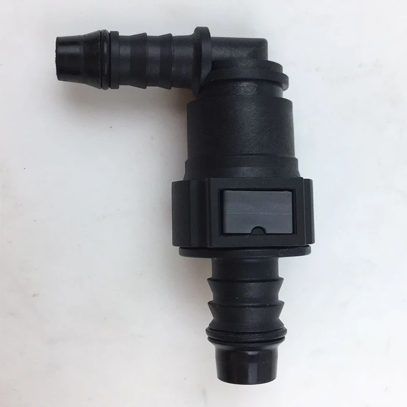 9.89 ID8 New Car Curved Fuel Line Quick Connector Urea Pipe Hose Fittings Filter Fitting For BMW Benz Hose Fuel Quick Connector