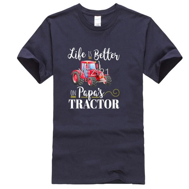 Orange Tractor Shirt for Toddler 