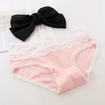 

3 pcs/lot Sexy Panties Women Underwear Band Briefs Female Lingerie Floral Ladies Underpants Panties CMSQ B809