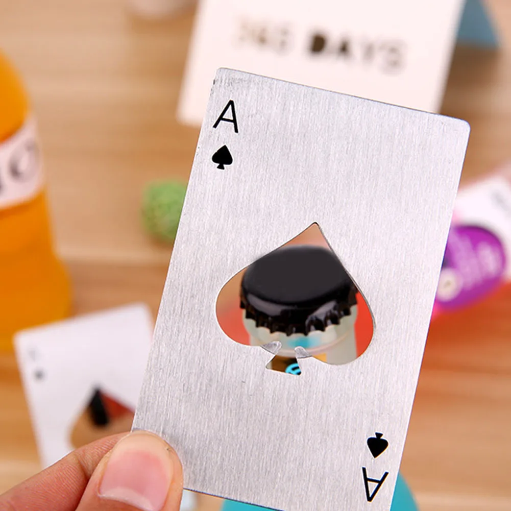 Креативная открывалка для бутылок с игральными картами игральные карты из