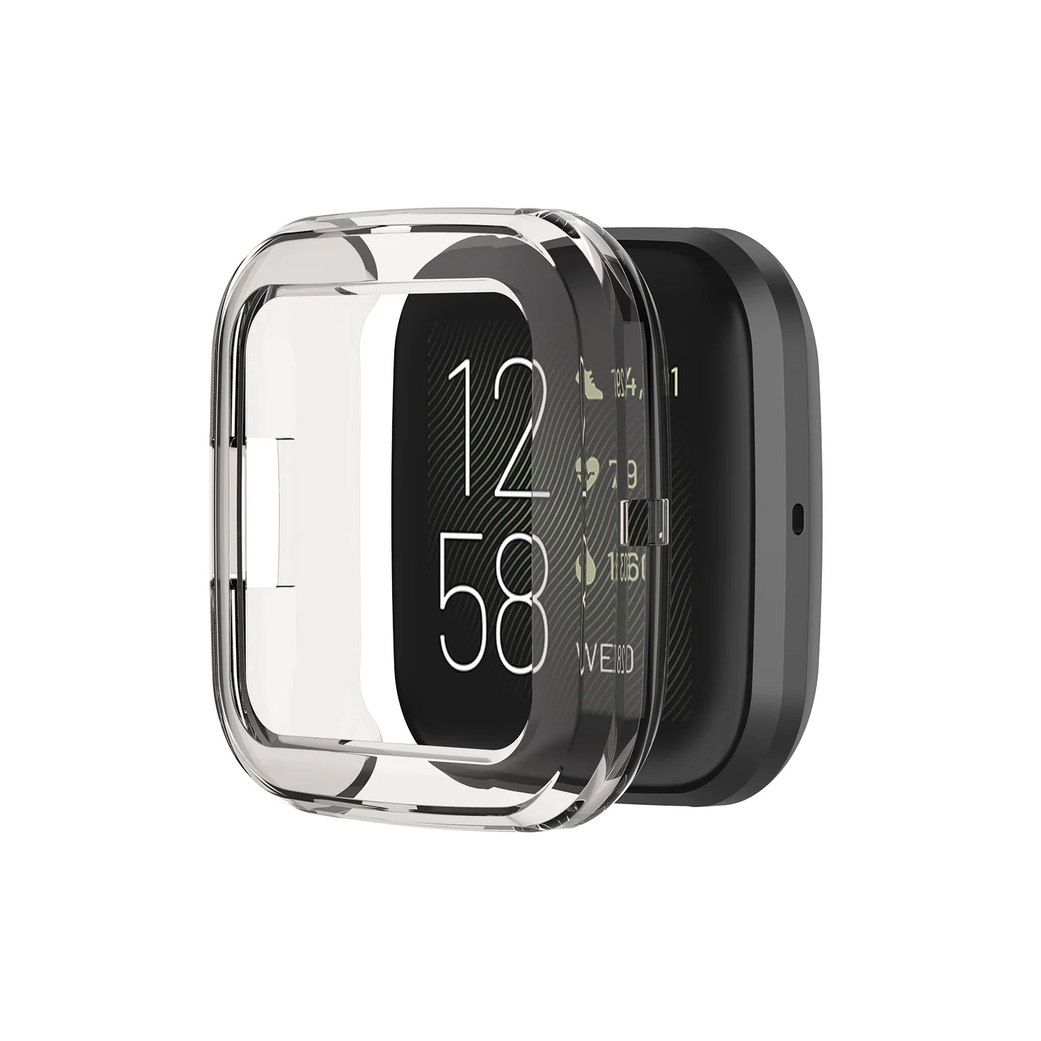 Мягкий прозрачный из ТПУ силиконовый чехол для Fitbit Versa 2 Smartwatch защитная оболочка Versa2 Сменные аксессуары для часов