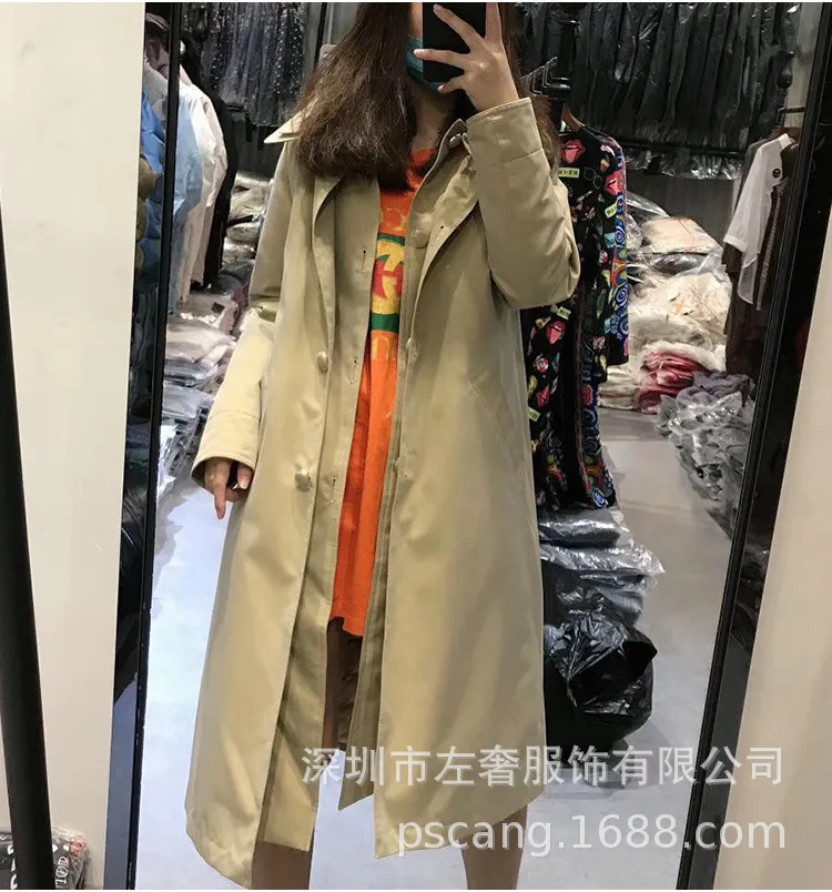 European Goods High-End Big Brand WOMEN'S Dress Autumn And Winter Long Mock Two-Piece Workwear Pike down Jacket Coat