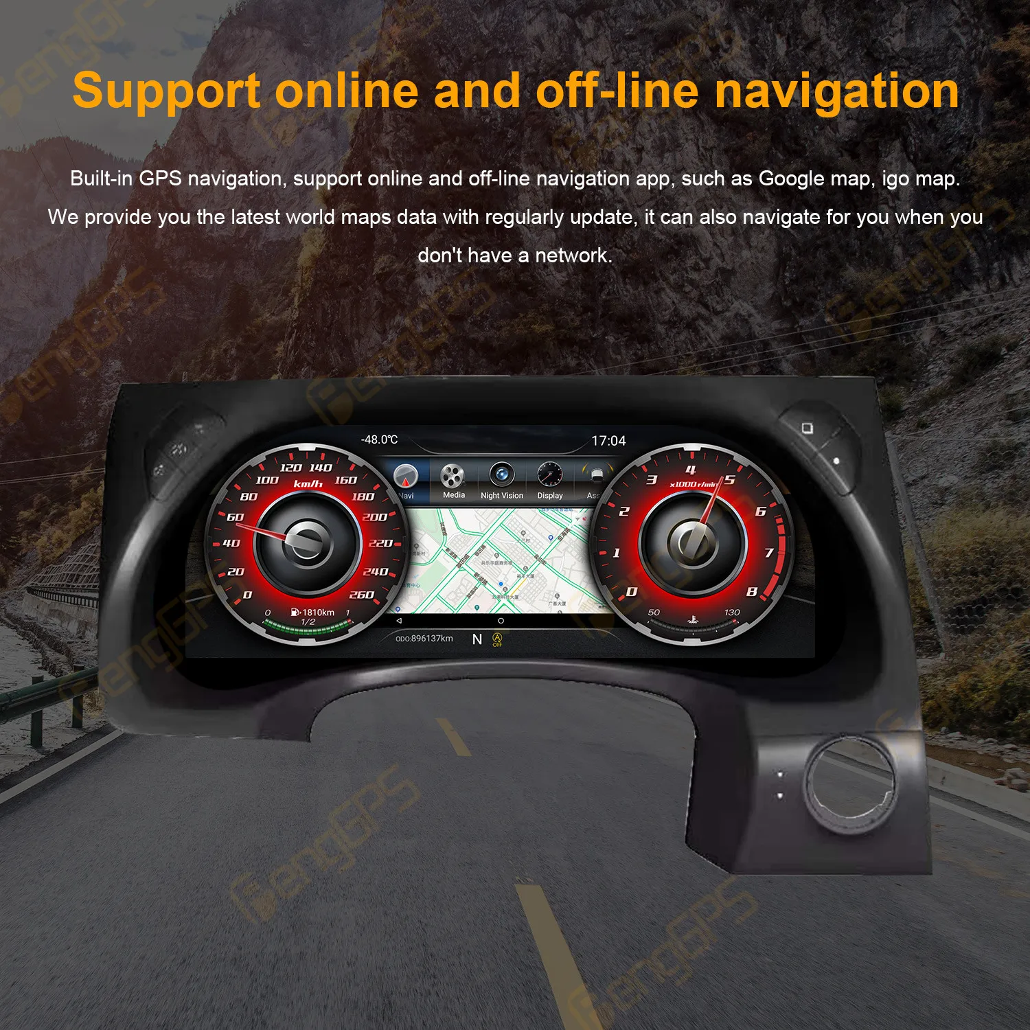 Android 12," Автомобильный ЖК-экран приборной панели автомобиля gps навигация для Nissan Patrol dash мультимедийный плеер стерео