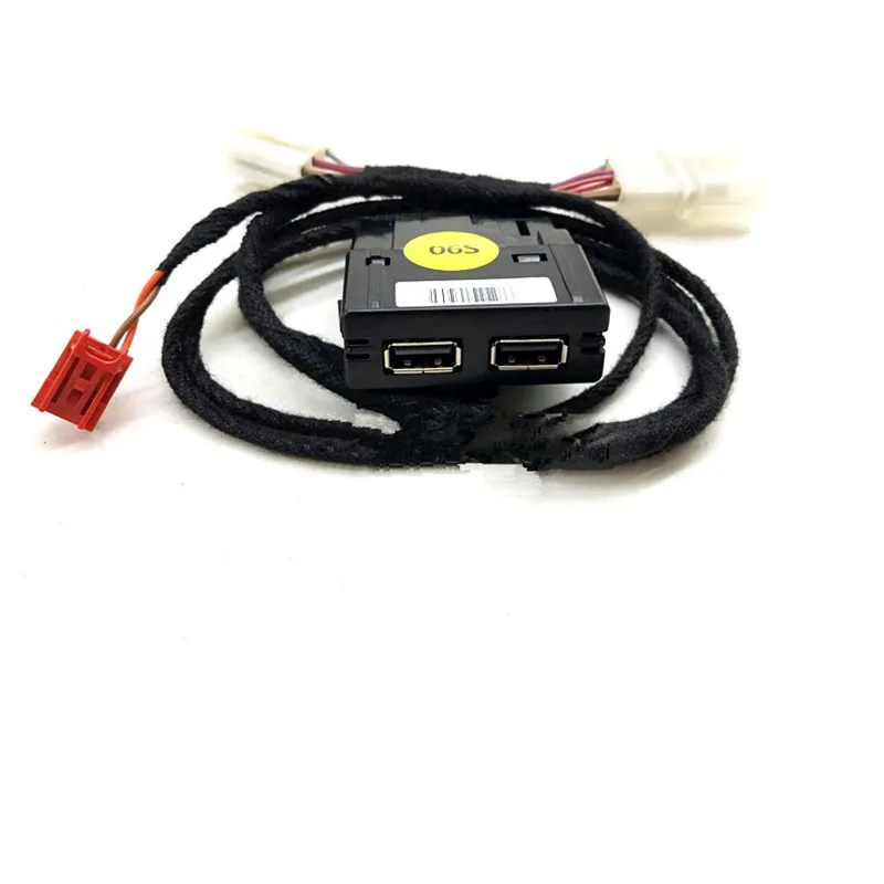 OEM USB гнездо заднего сиденья Armerst USB с проводкой для VW Tiguan MK2 Teramont Atlas Skoda Octavia Superb Kodiaq 5QD 035 726 л