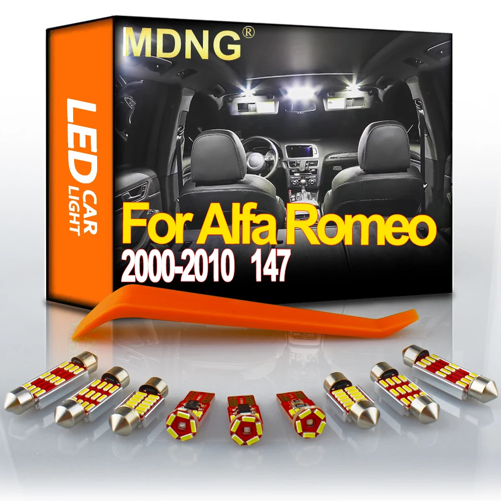 MDNG 9 шт. автомобильная лампа для освесветильник Alfa Romeo 2000-2010 | Автомобили и