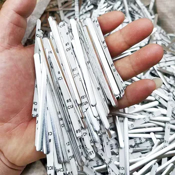 

100PCS Aluminum Strip for Face DIY Making Accessories Nose Bridge Crafting 90mm