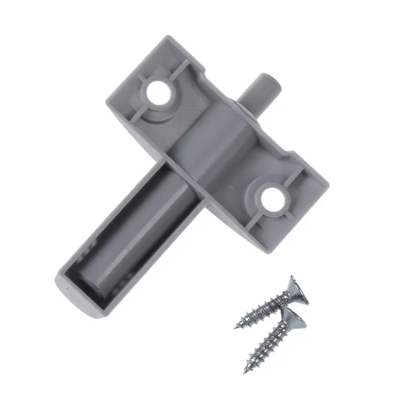 10x Soft Quiet Close Kitchen Cabinet Door Drawer Closer Damper Buffers+Screws Grey