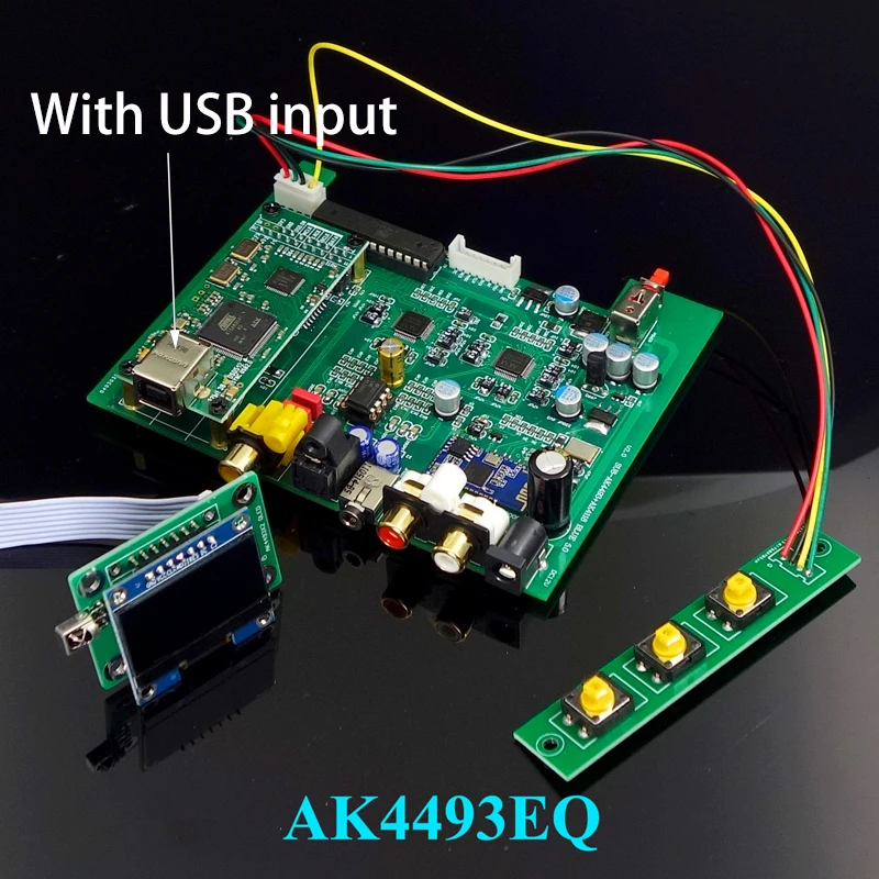 Dual AK4493* 2 DAC Bluetooth 5,0 поддержка оптического коаксиального входа HiFi декодер звукового сигнала 192 кГц DSD RCA выход с пультом дистанционного управления - Цвет: Bundle 2