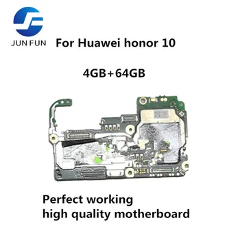 

JUN FUN Unlocked Motherboard For Huawei honor 10 6GB+64GB Mainboard Android OS Logic Board With Full Chips