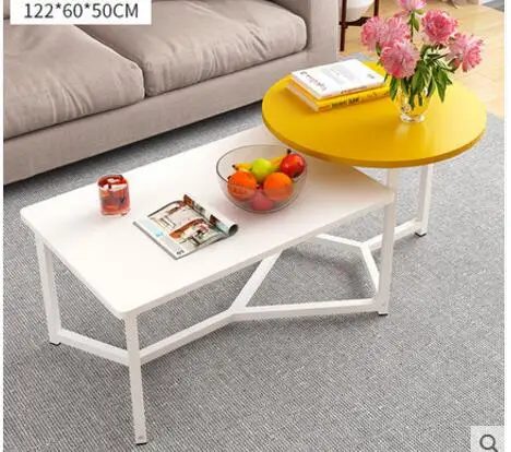 

Coffee table simple small apartment tea table living room simple modern small coffee table Nordic balcony side table dual-use te