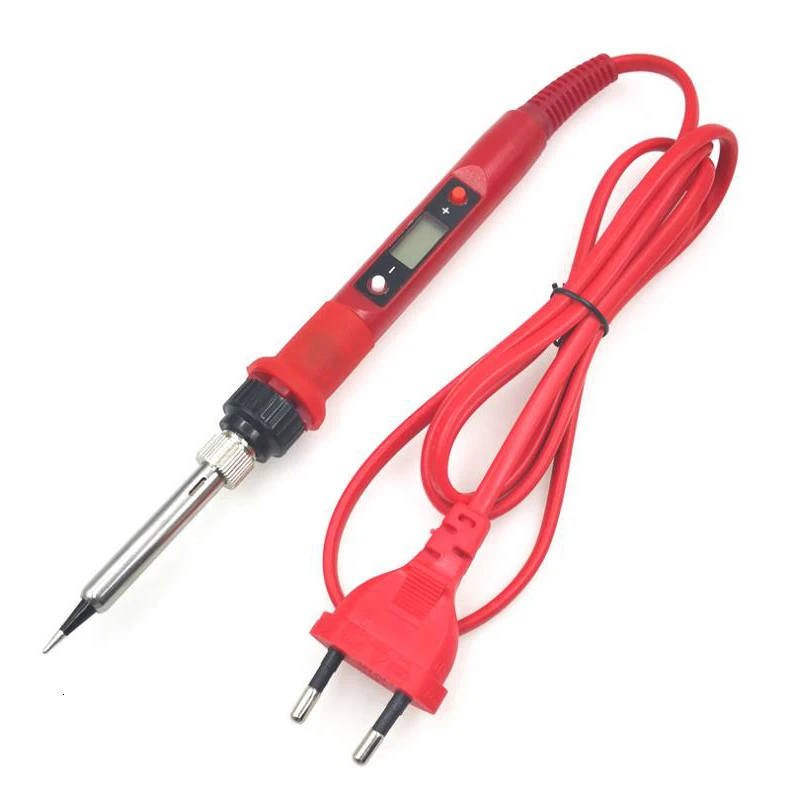 FGHGF 220V 80W Digital Electric Soldering Iron Temperature Adjustable LCD Display Solder WeldingIron Tool Kit