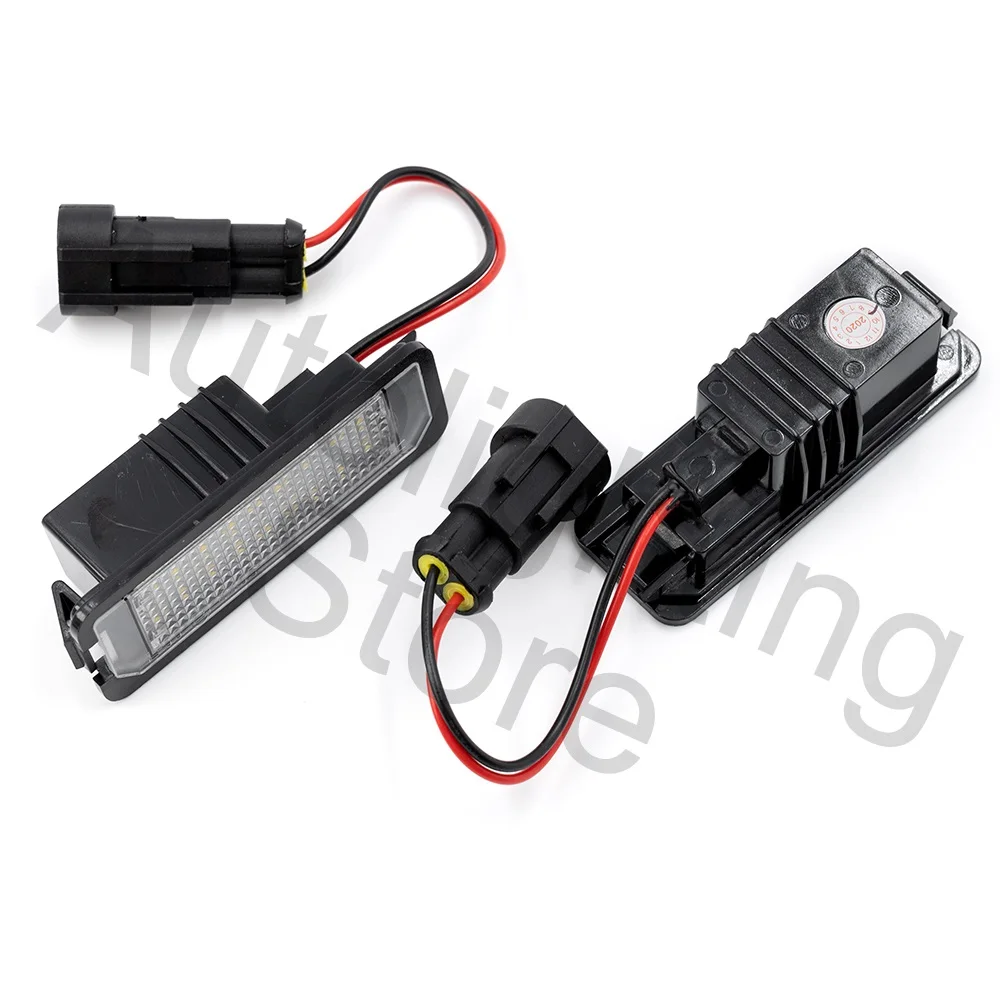 Luz LED para placa de matrícula coche, luces traseras para VW Saveiro 2005 Gol 2004 2010 Fox EU 2005 2012 Africa 04 2 unidades|Lámpara de señalización| - AliExpress