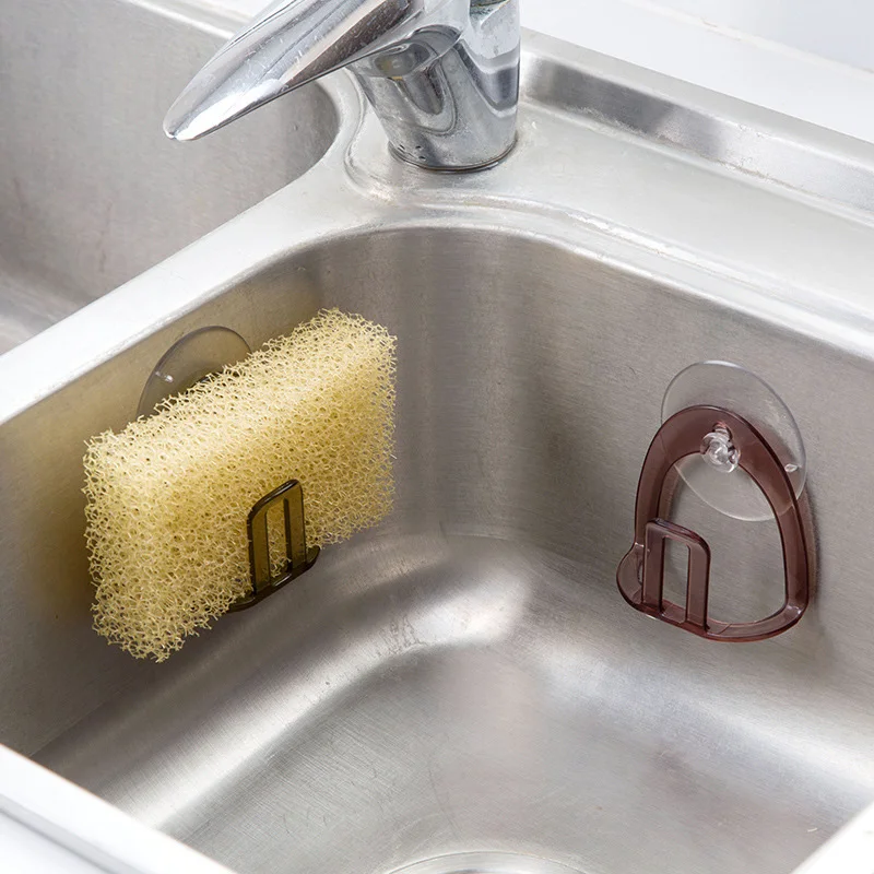 Sink Sponge Holder Portable Plastic Sink Drain Drying Rack with
