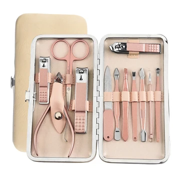 

9/12/15/18 pcs Stainless Steel Beauty Nail Clippers Scissors Set Dead Skin Trimmer Clipper Manicure Pedicure Scissors Tool