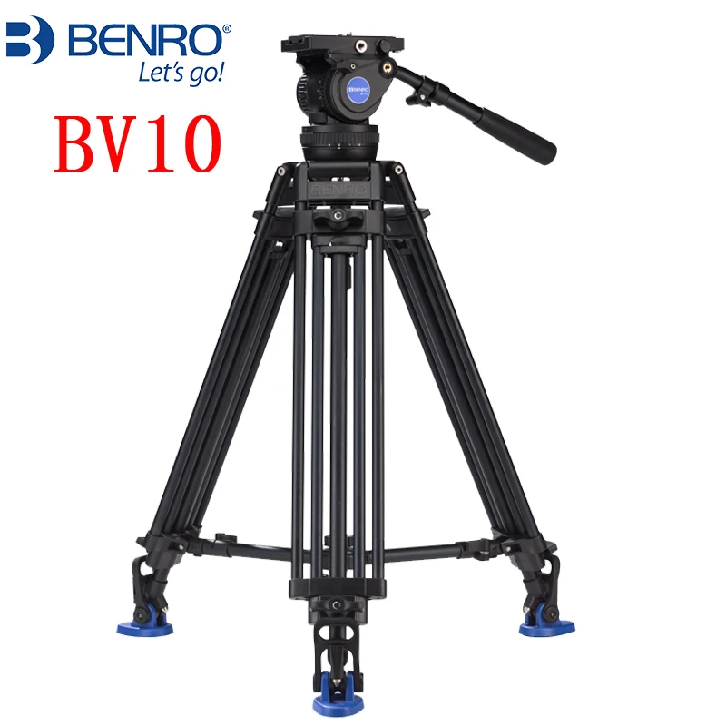 benro BV6/BV4/BV8/BV10 Series Camera Tripod Adjustable Damping Hydraulic PTZ Photography Professional | Электроника
