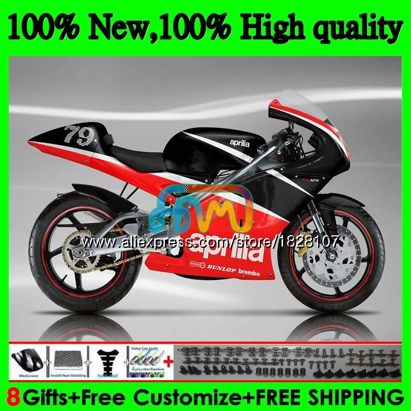 RS125R для Aprilia RS 125 R RR RS125 99 00 01 02 03 04 05 64b. 0 RS4 1999 2000 2001 2002 2003 2005 обтекатель Горячий