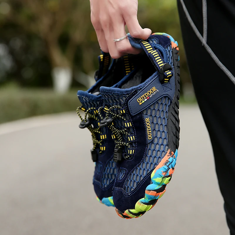 PUAMSS 2020 Aqua Shoes Мужская Уличная походная обувь дышащие слипоны уличные кроссовки