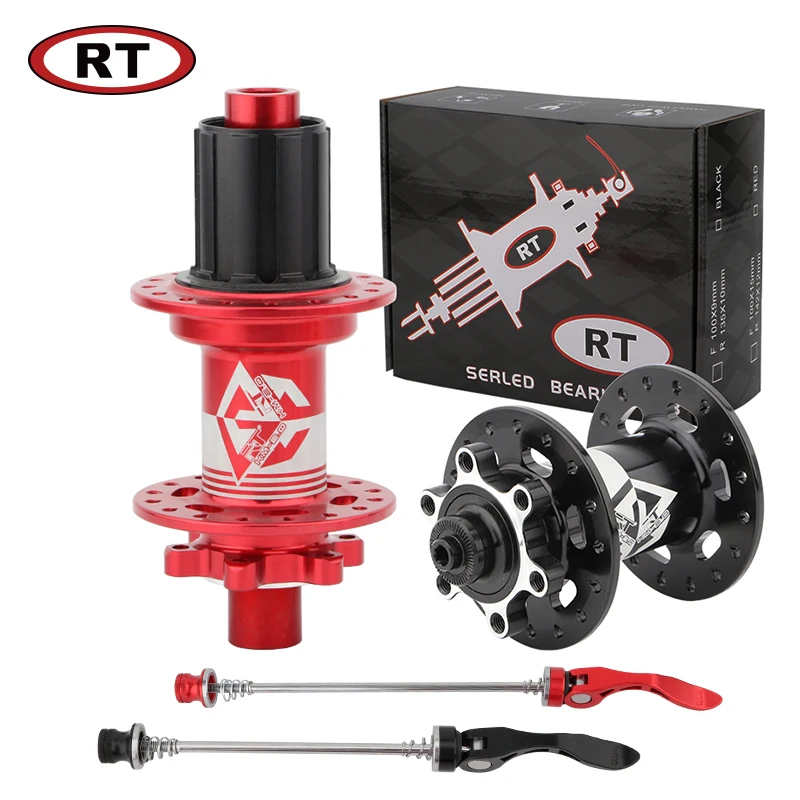 Rt Mtb Mozzi 32 Fori 5 Cuscinetti Posteriori 10*135Mm Qr 100*15 12*142Mm 8/9/10/11 Velocità Freno A Disco A Sgancio Rapido Accessori Per Biciclette