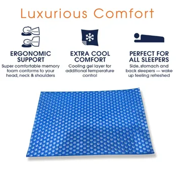 

Stay Cool Pillow Sheet Air Cushion Head Support Gel Hydrogel And Polyurethane Gel Sheet Summer Cooling Pillow Accessories