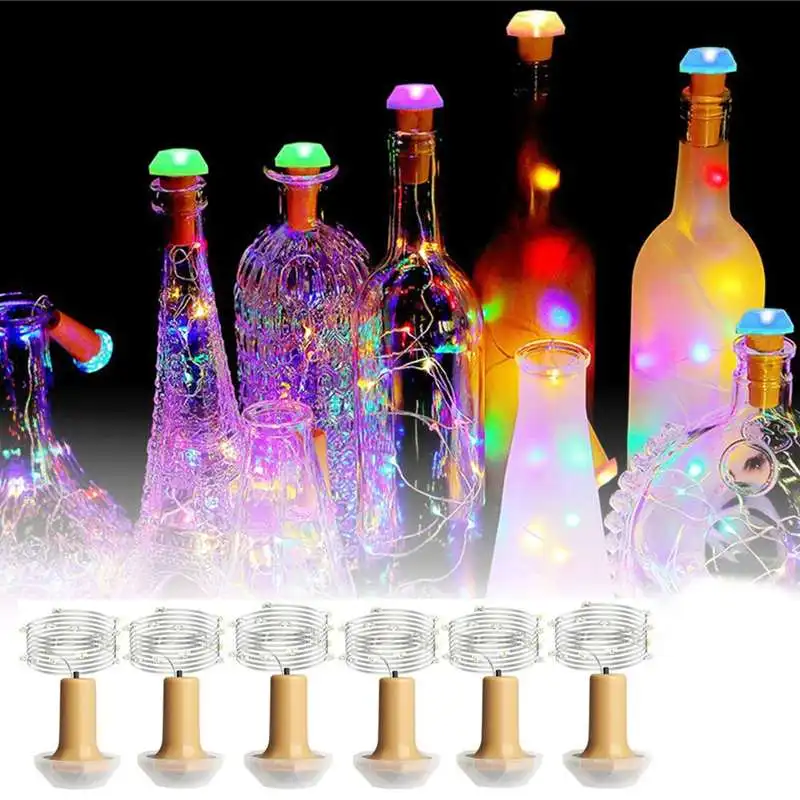 

1PCS 80cm IPX4 LED Strip Solar Powered Bottle LED Light for Party Christmas Lamp 9 Solorful Lamp Beads LED Light