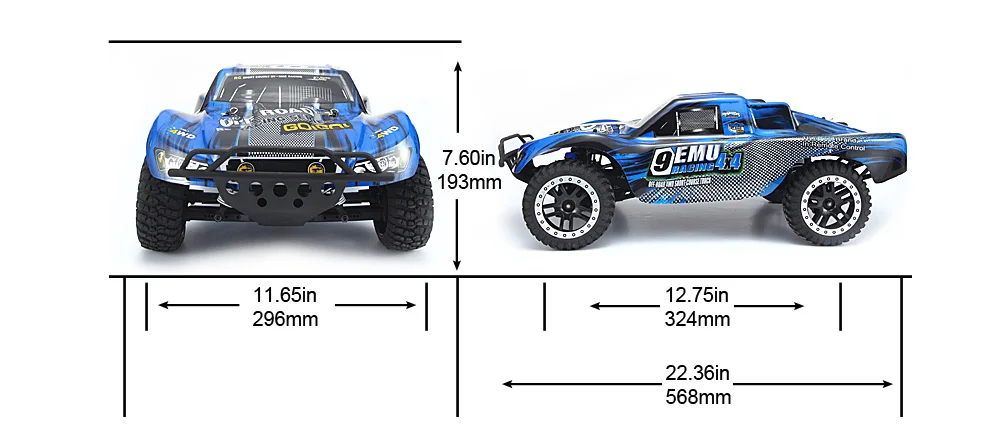 Ремо хобби 1021 1/10 2,4G 4WD внедорожные короткие ТРАКА Стандартный издание Внедорожный гоночный автомобиль RC Monster Truck восхождение автомобиля РТР дистанционного управления