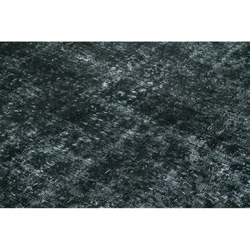 

300x380 Cm Black Handmade Overdyed Large Area Rug-10x12 Ft