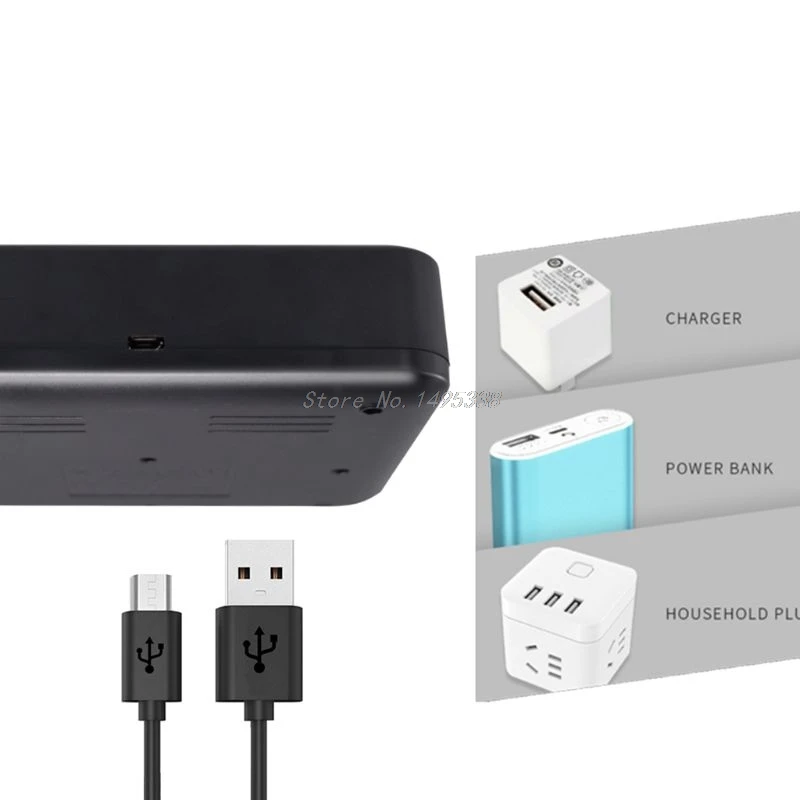 8 слотов Интеллектуальный ЖК-дисплей USB зарядное устройство для AA AAA C D Размер батареи и Прямая поставка