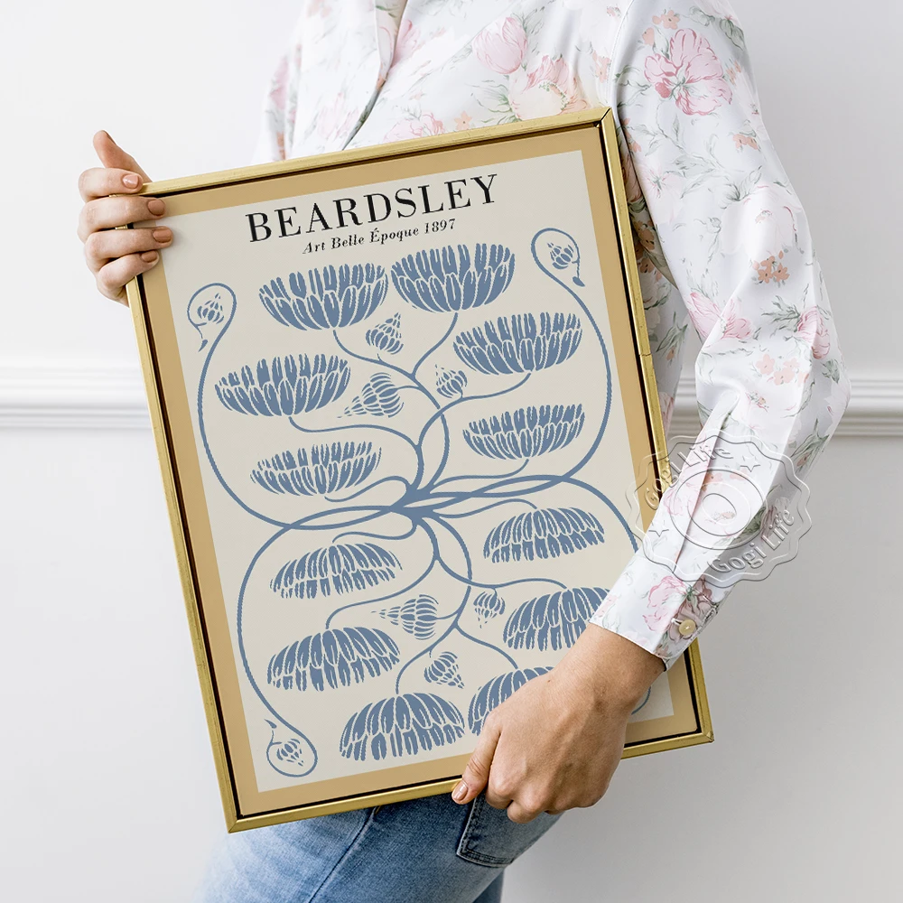 Картина на стену Aubrey с изображением цветов выставочная картина Beardsley музейный