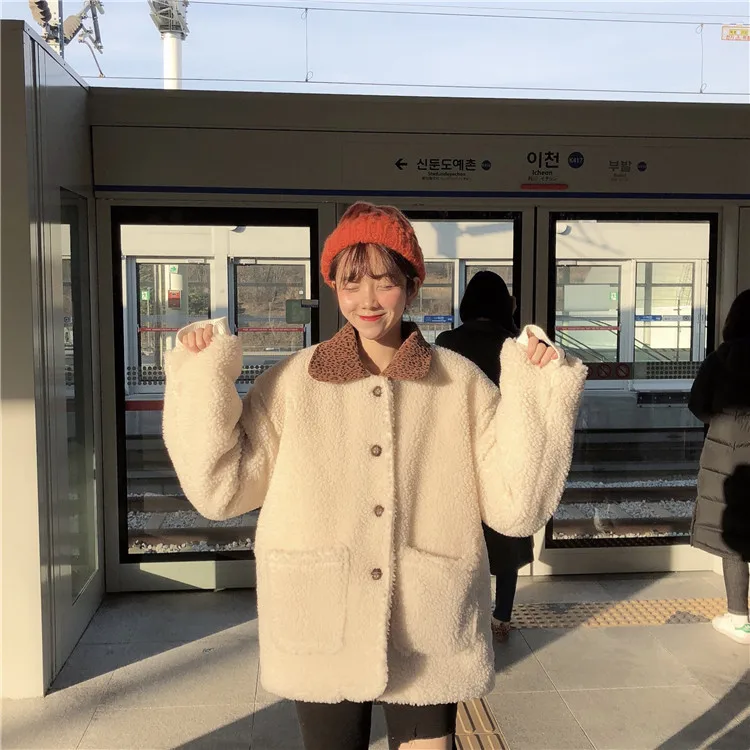 [Rocu Initial] Autumn And Winter New Style by Age Cute Thick Warm Jacket Short Coat 7129