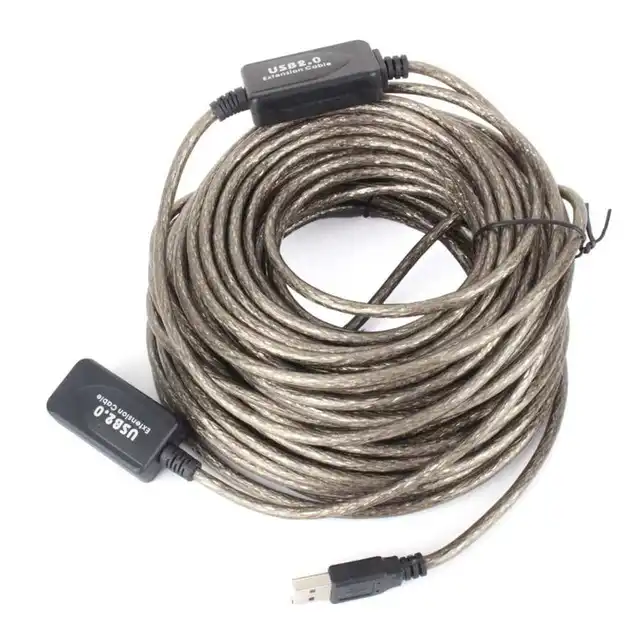 baolongking Cable alargador USB de 5 m, 10 m, 15 m ó 20 m. USB 2.0