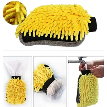 

Car Cleaning Drying Gloves Ultrafine Fiber Chenille Microfiber Window Washing Tool Home Cleaning Car Wash Glove Auto Accessories