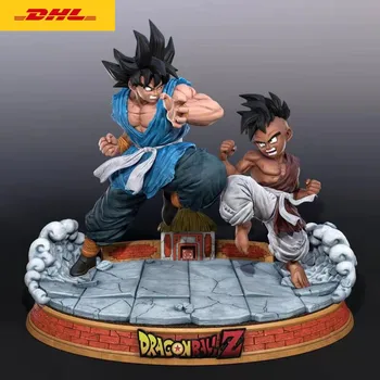

GK Statue Dragon Ball RC 1/6 Goku VS Ubu Battle Special Effects Scene Resin Action Figure Collection Model Toys BOX Y1127