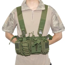 Tactical Vest Airsoft Paintball Carrier Strike chaleco chest rig Pack Military equipment Pouch Duty vest