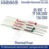 TF Thermal Fuse RY 10A 15A 250V Temperature 65C 85C 100C 105C 100C  120C 130C 152C 165C  172C 185C 192C 200C 216C 240C 280C 300C ► Photo 2/4