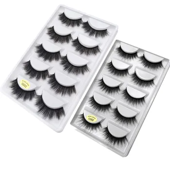 

NEW 5 pairs G8 series mink eyelashes natural 3d mink lashes mink false lashes false eyelashes full strip lashes cilios faux cils