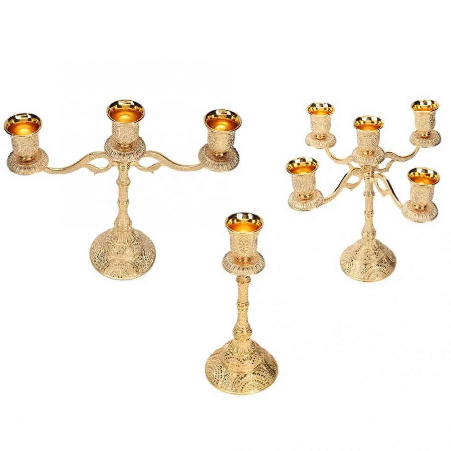 Светильники романтические 5 рук подсвечники Европейская свеча прядь свечей